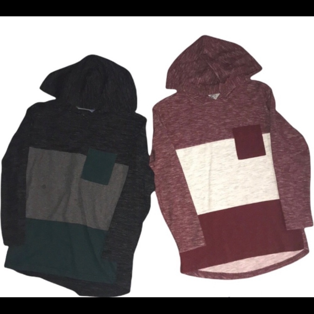 Boys long sleeve hoodie shirts